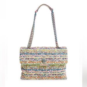 Kurt Geiger Multicolor Tweed Shoulder Bag